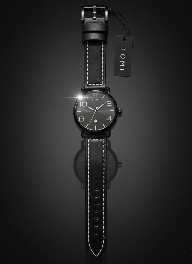 TOMI T-102 Men Wrist Watch Quartz Date Round Dial