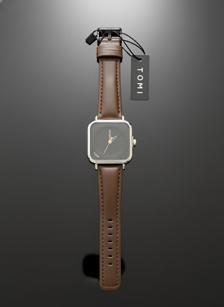 TOMI T-109 Men Wrist Watch Quartz Date Square Dial
