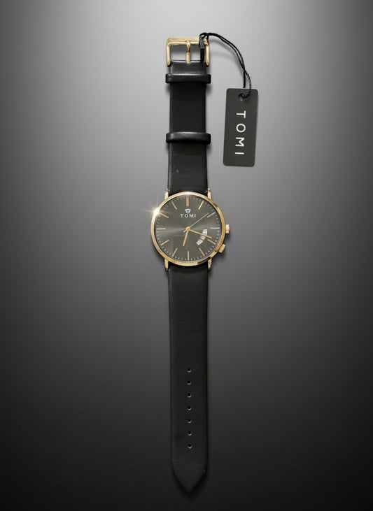 TOMI T-111 Men Wrist Watch Quartz Date Round Dial