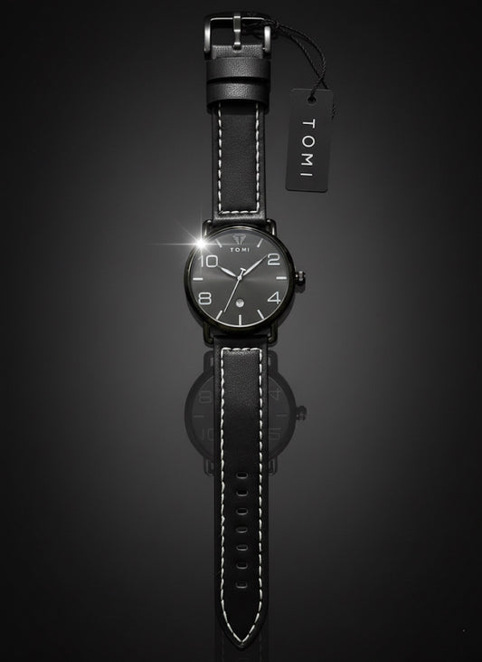 TOMI T-102 Men Wrist Watch Quartz Date Round Dial