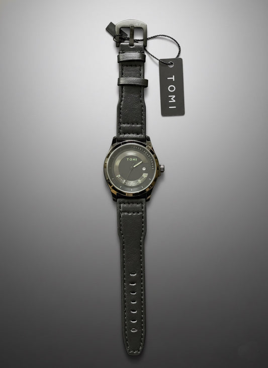 TOMI T-110 Men Wrist Watch Quartz Date Round Dial
