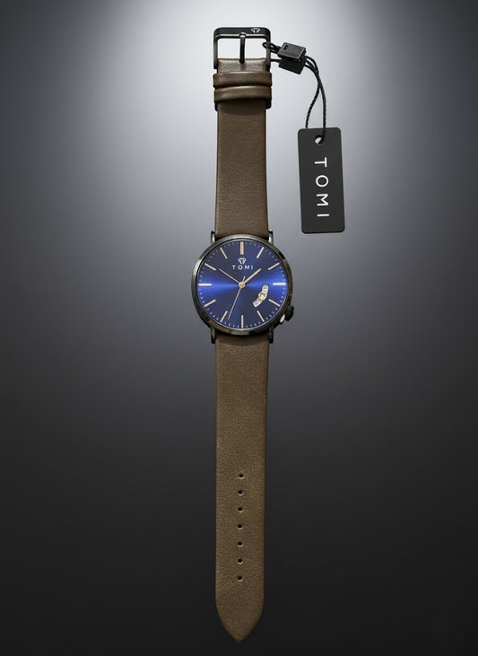 TOMI T-107 Date Quartz Luxury Slim Watch – New Arrival