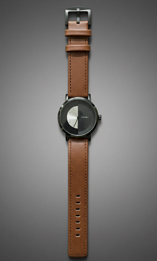 TOMI T-112 Men Wrist Watch Quartz Date Round Dial